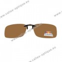 Sun clips with mini mechanism - brown - Large size