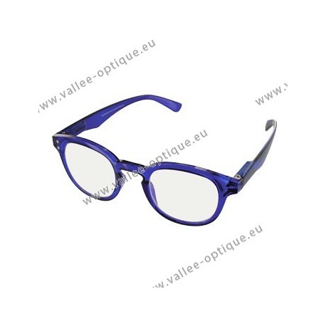 Magnifying glasses, protection against blue light, blue, +2.0