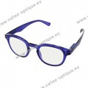 Lunettes loupes, protection contre la lumière bleue, bleu, +2.5