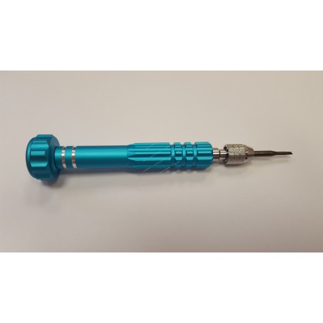 screwdriver with 2 flat blades