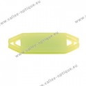 Flexible label supports for frames, anise green