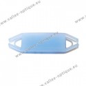 Flexible label supports for frames, blue