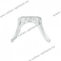 Acetate screw-on and push-on saddle bridge, 18 x 18 x 25