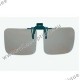 Polarized spring flip up glasses - plastic mechanism - large size - grey