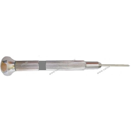 Anti-slip diamond flat blade screwdriver