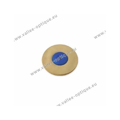 Disque chamois, centre plastique, Ø 90 mm