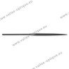 Lime aiguille mi-ronde, taille 2