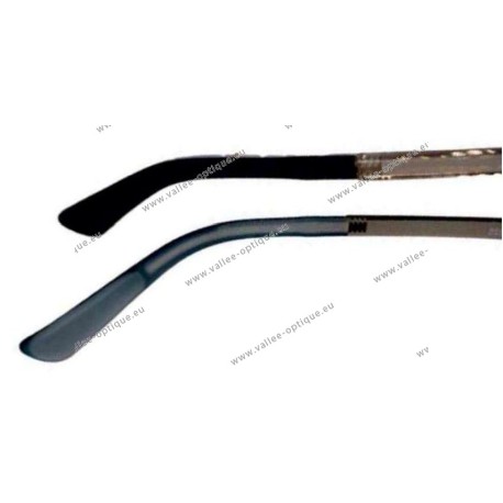 Embouts silicone plats à coussin d'air, bicolore