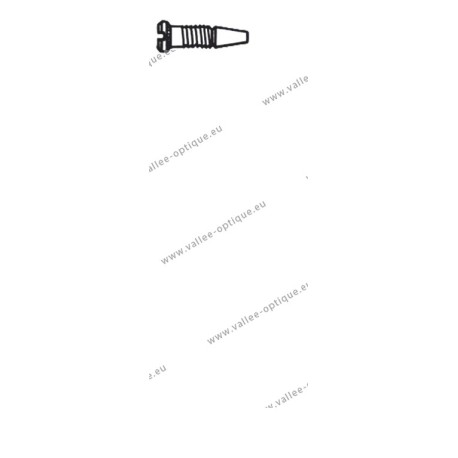 Vis auto-centreuses avec enduction plastique de la tige 1.6 x 2.0 x 3.5