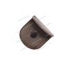 Case for monocle with support, brown