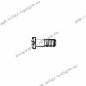 Vis de tenons et charnières 1.4 x 2.5 x 5.2 - blanc