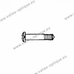 Screw for closing blocks and hinges 1.4 x 2.5 x 8.0 - white