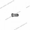 Screw in stainless steel 1.4 x 1.8 x 4.3 - white