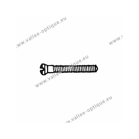 Screw in stainless steel 1.4 x 1.8 x 10.6 - white