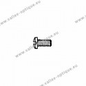 Screw in stainless steel 1.4 x 2.5 x 3.8 - white