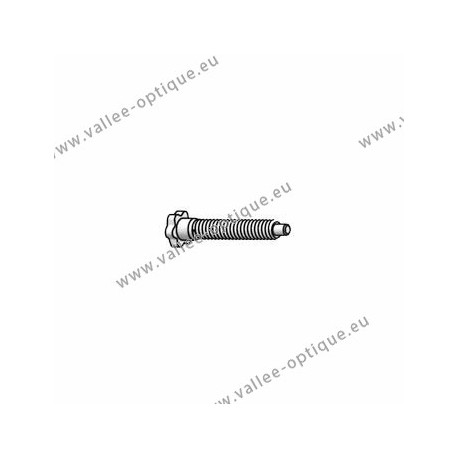 Star head screw 1.2 x 2.3 x 10.5 - white