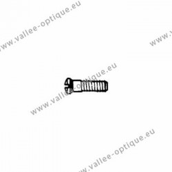 Screw notched under head 1.3 x 1.8 x 4.8 - white