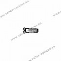 Screw notched under head 1.3 x 1.8 x 4.8 - white