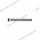 Screw threaded under head 1.2 x 1.9 x 15 - white