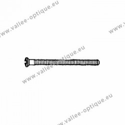 Screw threaded under head 1.2 x 1.9 x 15 - white