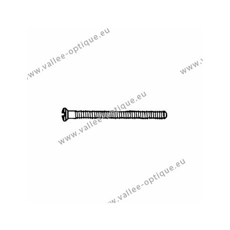 Screw threaded under head 1.2 x 1.9 x 15 - white