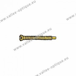 Screw threaded under head 1.2 x 1.8 x 12 - gold