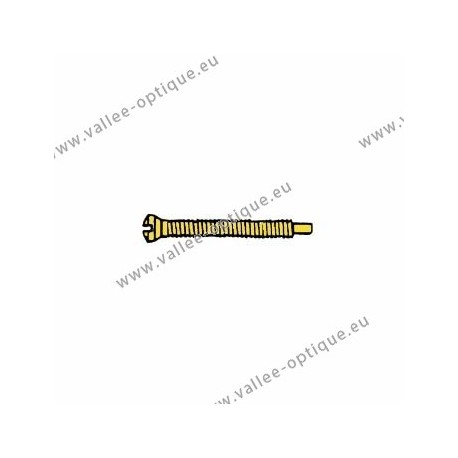 Screw threaded under head 1.2 x 1.8 x 12 - gold