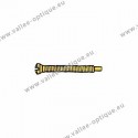 Screw threaded under head 1.2 x 1.8 x 12 - gold