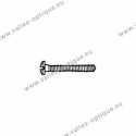 Screw threaded under head 1.2 x 2.5 x 10 - white