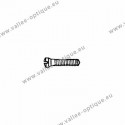 Screw threaded under head 1.3 x 1.9 x 7.0 - white