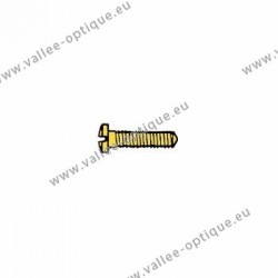 Screw threaded under head 1.4 x 2.5 x 7.0 - gold