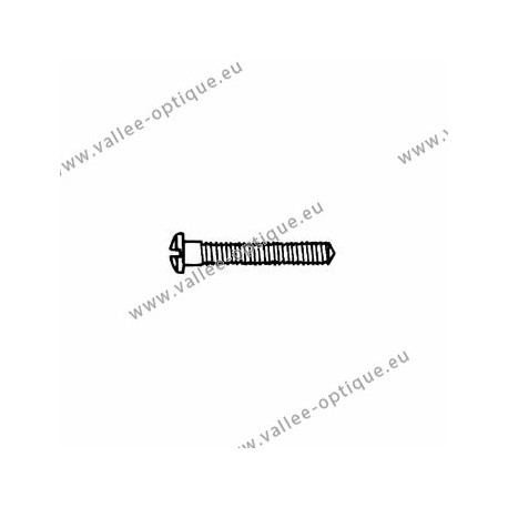 Screw threaded under head 1.4 x 2.5 x 10.5 - white