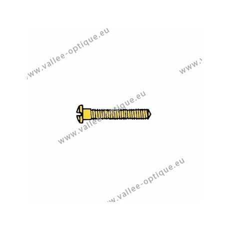 Screw threaded under head 1.4 x 2.5 x 10.5 - gold