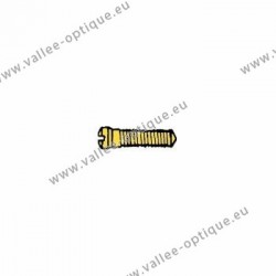 Screw threaded under head 1.5 x 1.9 x 7.0 - gold