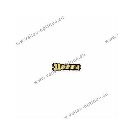 Screw threaded under head 1.5 x 1.9 x 7.0 - gold