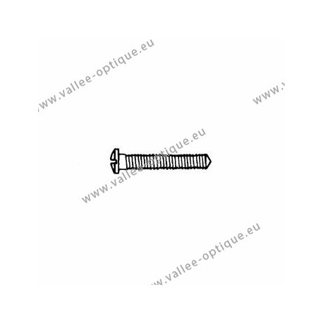 Screw threaded under head 1.5 x 2.5 x 10 - white