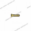 Screw threaded under head 1.6 x 2.5 x 7.0 - gold