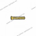 Screw threaded under head 1.8 x 2.5 x 10 - gold