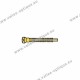 Screw with locking system by nylon thread 1.2 x 1.9 x 11 - gold