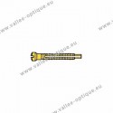 Screw with locking system by nylon thread 1.3 x 1.9 x 11 - gold