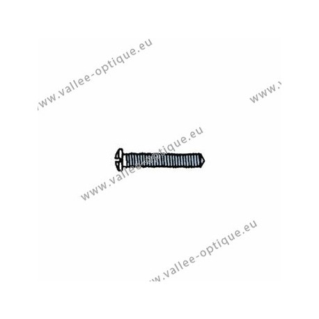 Cross head screw with plastic coating 1.4 x 2.5 x 10 - white