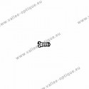 Screw at American pitch 1.16 x 1.6 x 3.5 - white