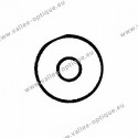 Plastic washers 1.2 x 3.2 x 0.5 - white