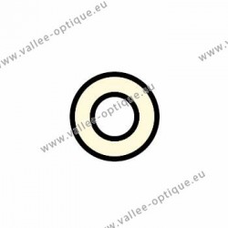 Plastic washers 1.45 x 2.75 x 0.4 - milky