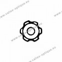 Ecrous maillechort étoile standards 1.2x2.2x0.8 - blanc