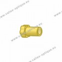 Nickel silver long nuts 1.2x2.5x3.0 - gold