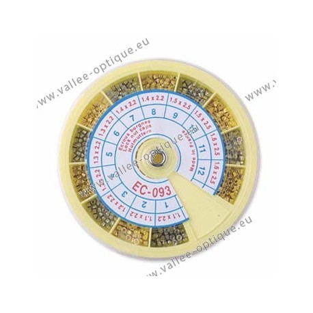 Assortiment d'écrous borgnes hexagonaux et étoile