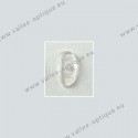 Asymmetrical screw on nose pads 17 mm - silicone - 20 pairs