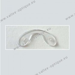 Plaquettes à clipper 23,3 mm jumelées - inserts polycarbonate - PVC - 5 pièces
