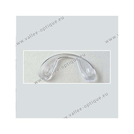 Clip on saddle pads 30.5 mm - polycarbonate inserts - PVC - 5 pieces